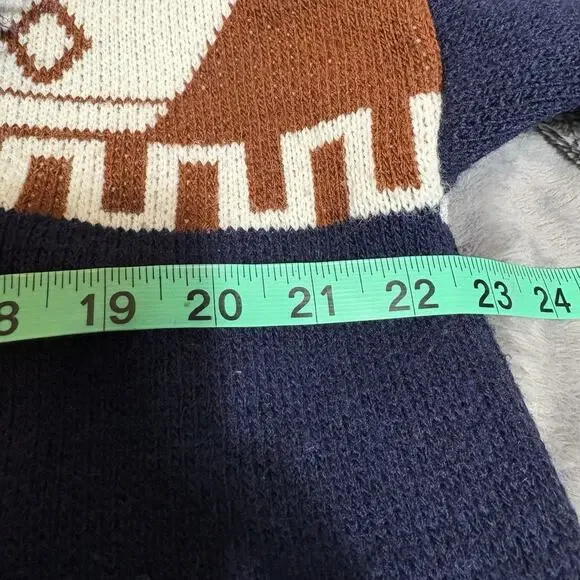 Cocogio Fringed Open Fron Cardigan Sweater Womens Sz L Aztec Boho Western Italy - Picture 13 of 16